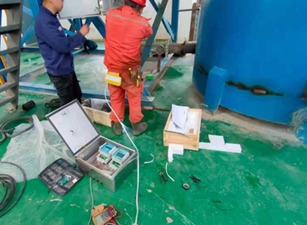 Na-22放射性儀表金礦充填攪拌桶下管道濃度測(cè)量工況案例(圖1)